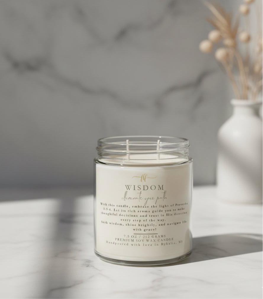 Wisdom (Vanilla Woods) Apricot Soy Candle