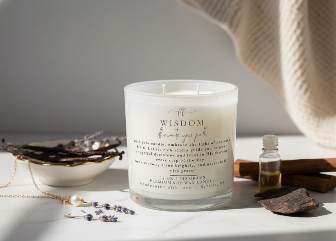 Wisdom (Vanilla Woods) Apricot Soy Candle