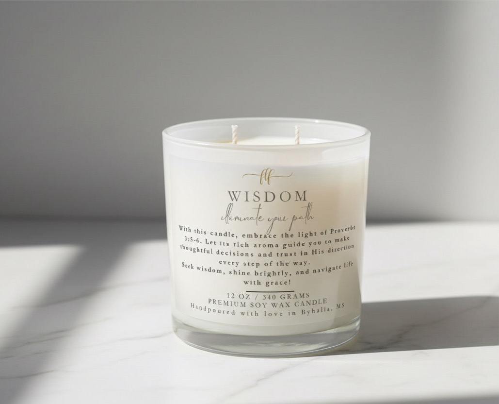 Wisdom (Vanilla Woods) Apricot Soy Candle