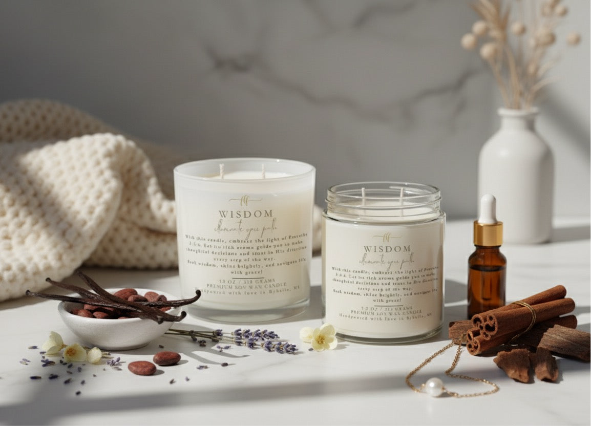 Wisdom (Vanilla Woods) Apricot Soy Candle