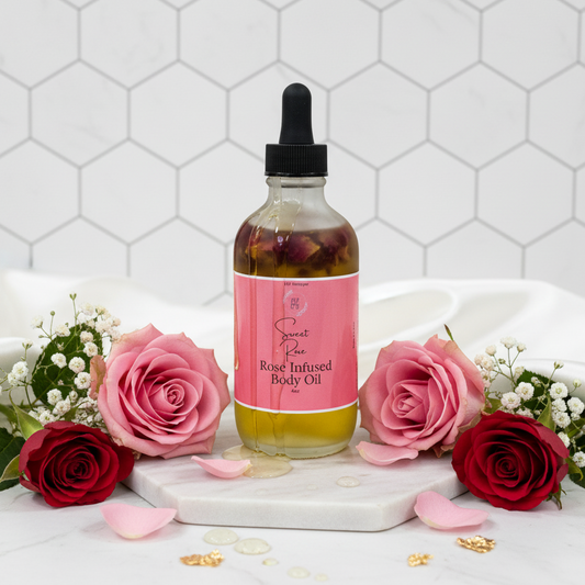 Sweet Rose, Rose Infused Body Oil