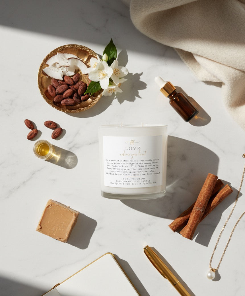 Love (Coco Cashmere) Apricot Soy Candle