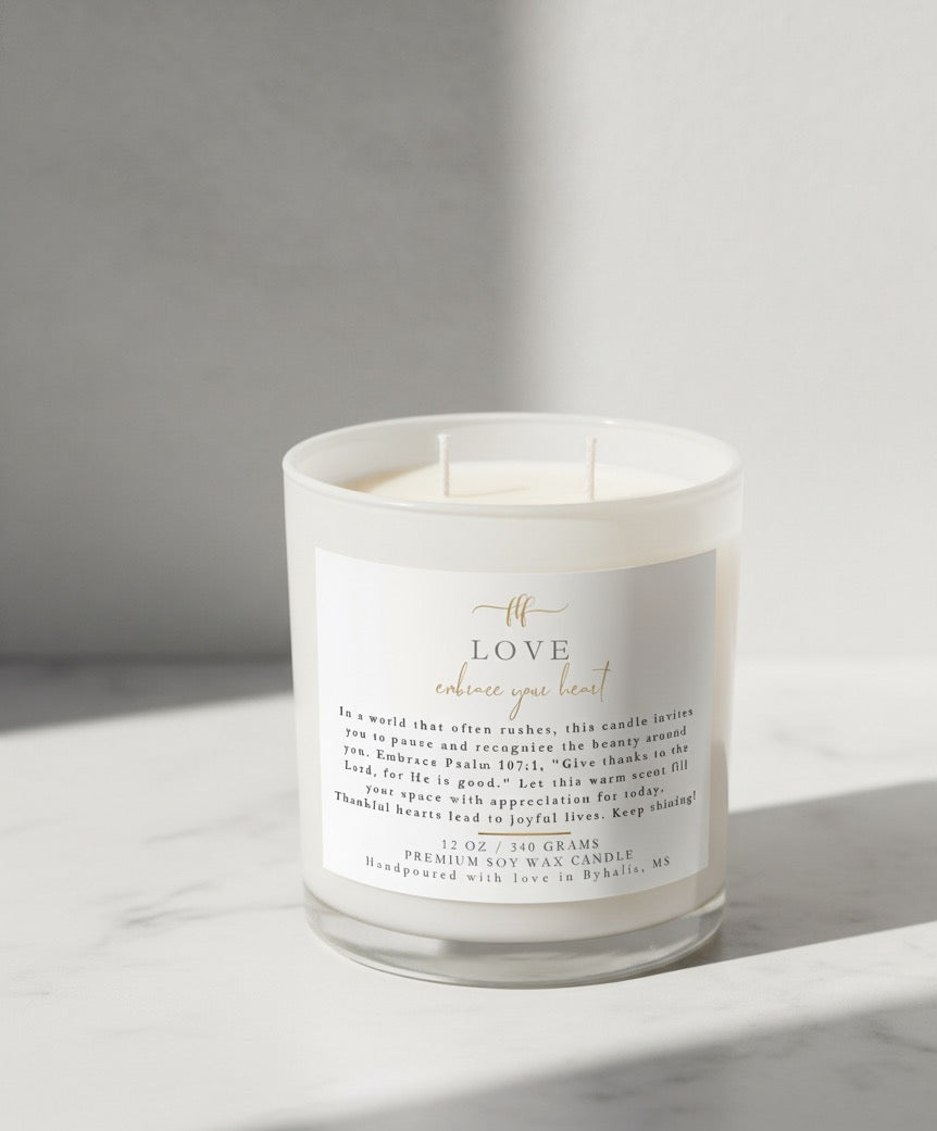 Love (Coco Cashmere) Apricot Soy Candle