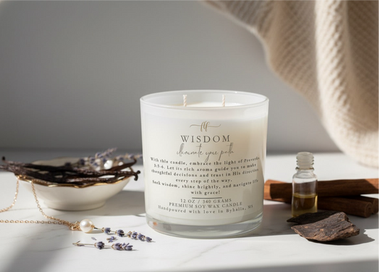 Wisdom (Vanilla Woods) Apricot Soy Candle
