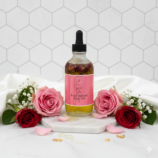 Sweet Rose, Rose Infused Body Oil